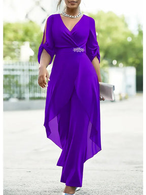 Vestido Túnica+ Calça Violet Longo Plus Size