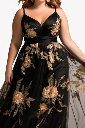 Vestido Festa Floresta Negra Plus Size