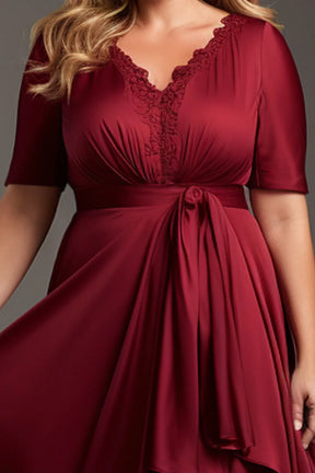 Vestido Festa Cherry  Midi Plus Size